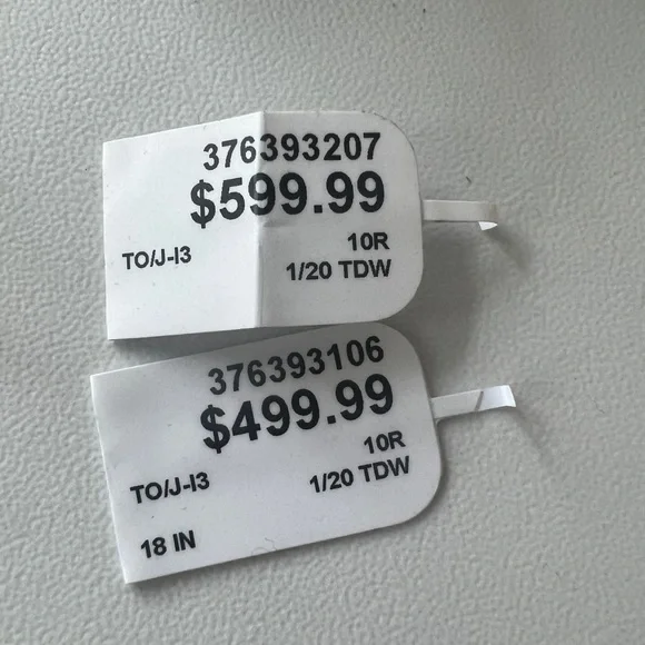 Natural diamond & London topaz set in 14k rose gold - 18in chain & earrings - Picture 4 of 5